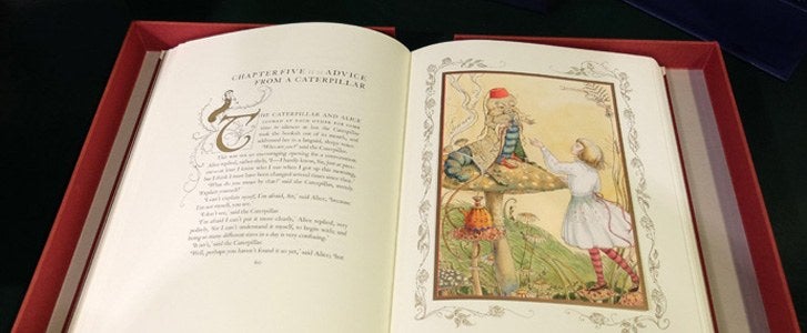 Friday, 8th January 2016 Alice in Wonderland, limited edition from The Folio Society
