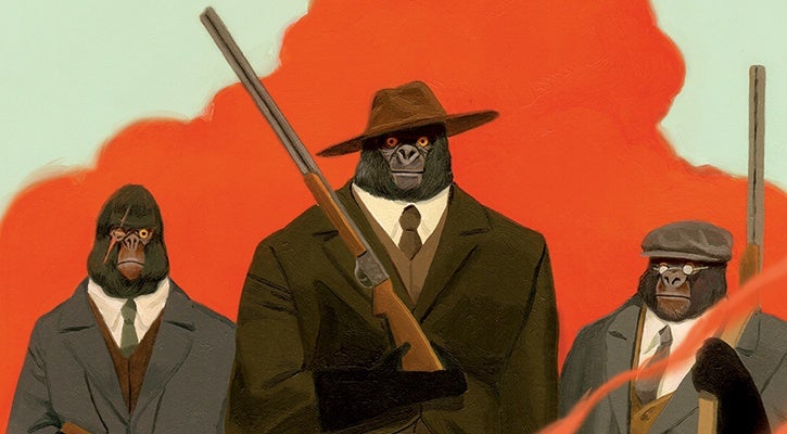 This Folio Life: Looking to the past for Planet of the Apes Planet of the Apes illustration by David de las Heras, The Folio Society 2020