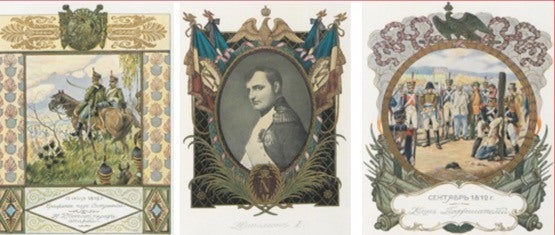 Some of Ivan Sytin's illustrations for the 1912 edition of War and Peace