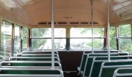 Vintage bus windows