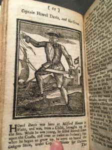 Captain Howel Davis in the 1729 edition