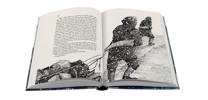 Integrated illustrations in the Folio edition of The Left Hand of Darkness