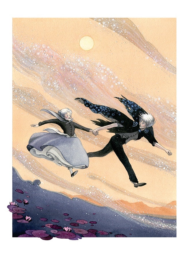 Illustration for Howl's Moving Castle by Marie-Alice Harel, The Folio Society 2019