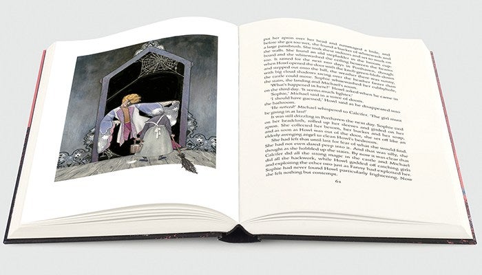 Book illustration in Howl's Moving Castle, The Folio Society 2019