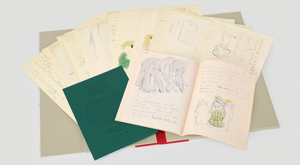 Histoire de Babar replica, from The Story of Babar limited edition by The Folio Society
