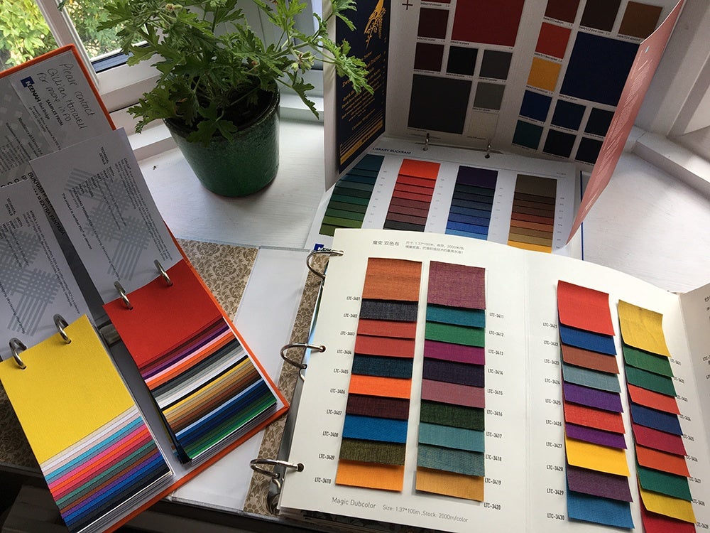 Catalogues of sample cloths for book covers