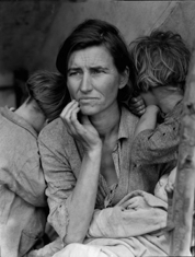 'Migrant Mother', 1936, Dorothea Lange's most famous photograph