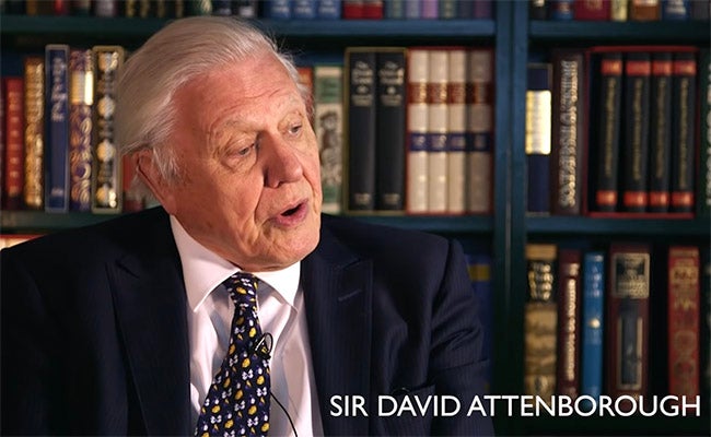 Sir David Attenborough's Love of Books