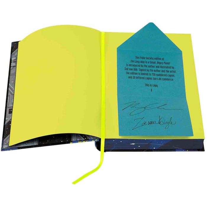 The limitation ‘envelope’ signed by both author and artist