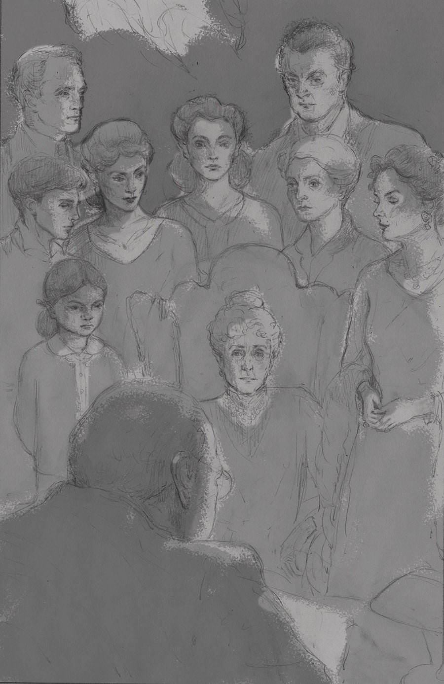 Illustration by Sally Dunne for Agatha Christie's Crooked House, for the Folio edition Illustration by Sally Dunne for Agatha Christie's Crooked House, for the Folio edition