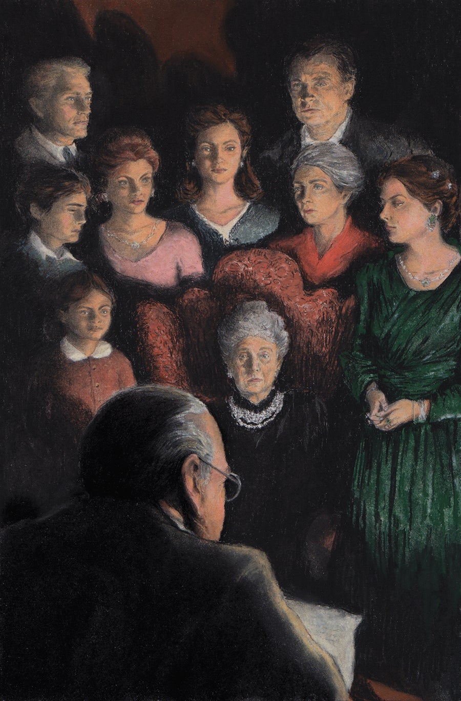 Illustration by Sally Dunne for Agatha Christie's Crooked House, for the Folio edition Illustration by Sally Dunne for Agatha Christie's Crooked House, for the Folio edition