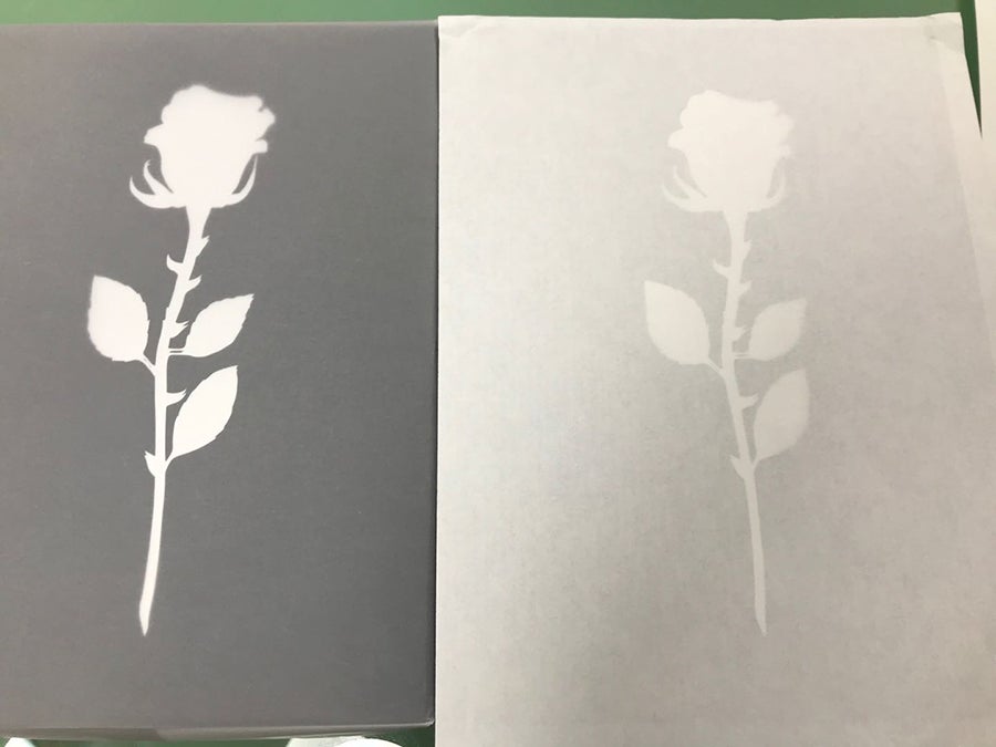 Initial tests of different types of recyclable transparent paper