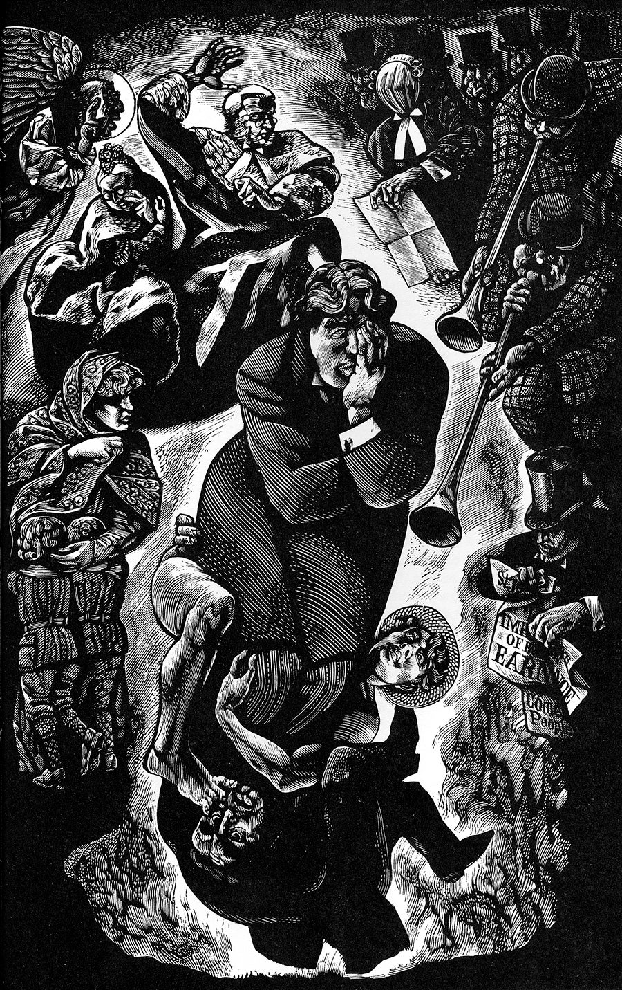 An illustration for Oscar Wilfe's De Profundis by Peter Forster