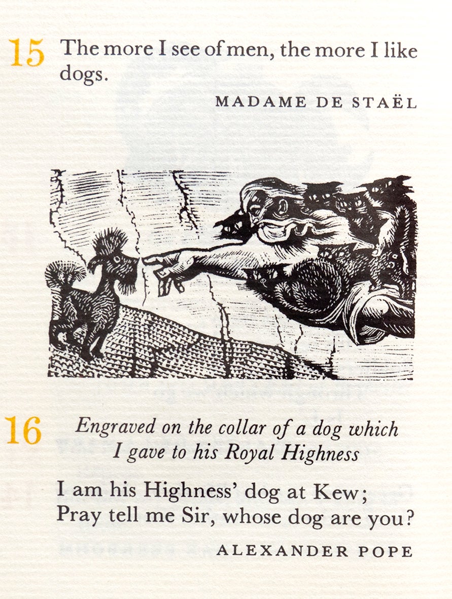 An illustration for Fifty Epigrams by Peter Forster