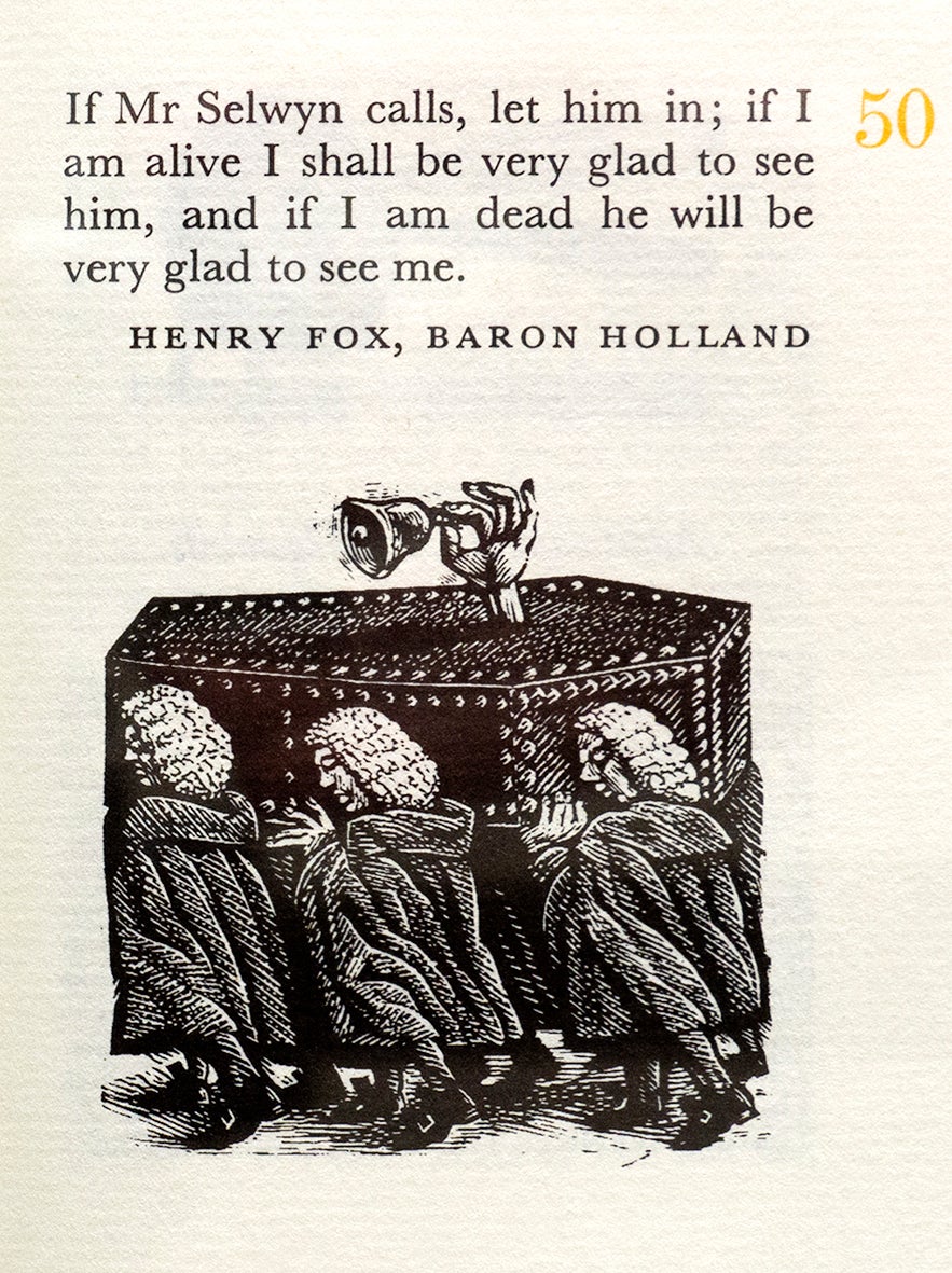 An illustration for Fifty Epigrams by Peter Forster
