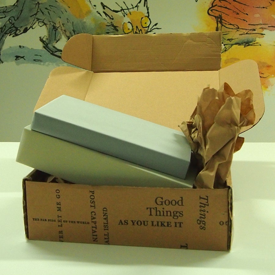 Folio books in the new sustainable paper wrapping