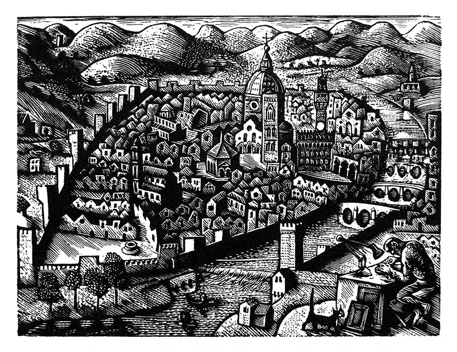 An illustration by Peter Forster