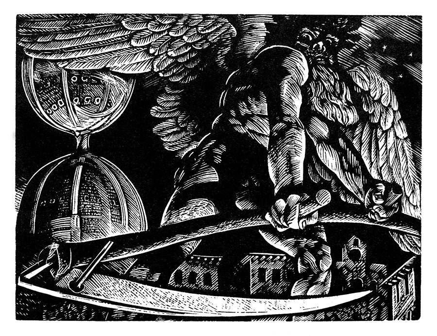 An illustration for George Eliot's Romola by Peter Forster
