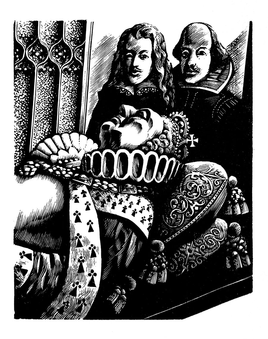 An illustration for Shakepeare's Sonnets by Peter Forster