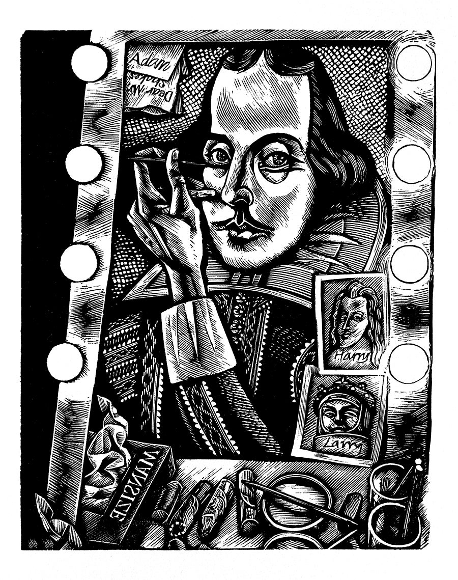 An illustration for Shakepeare's Sonnets by Peter Forster