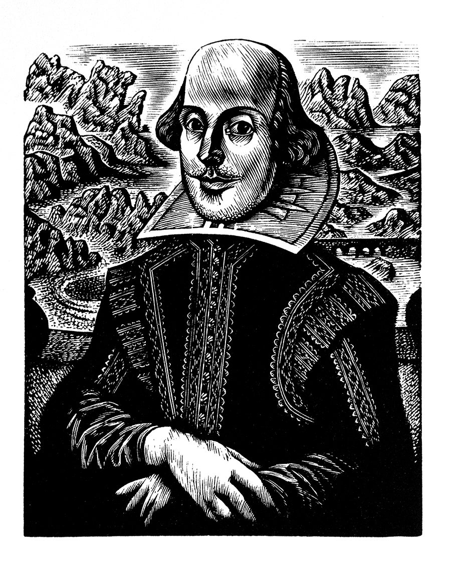 An illustration for Shakepeare's Sonnets by Peter Forster