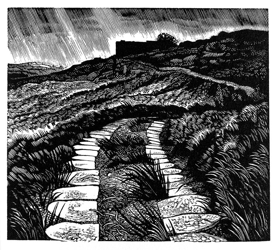 An illustration for Wuthering Heights by Peter Forster